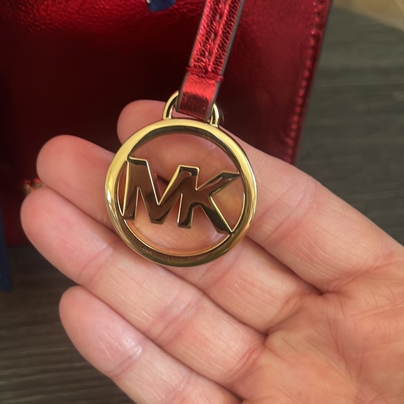 Mercer Extra-Small Patent Leather Crossbody/Satchel (Red) - Picture 2 of 9